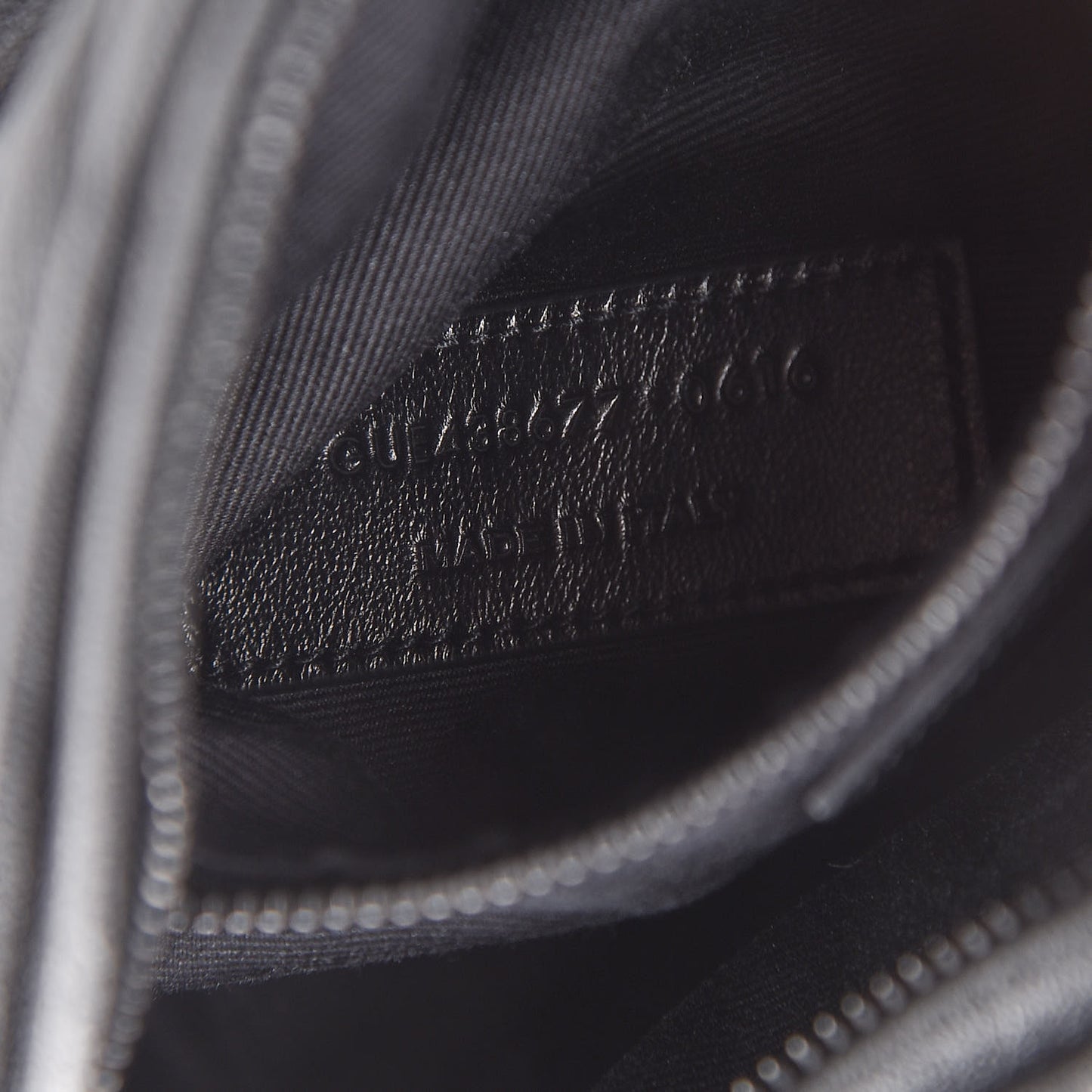 Lambskin Matelasse Monogram East West Rider Bag Black