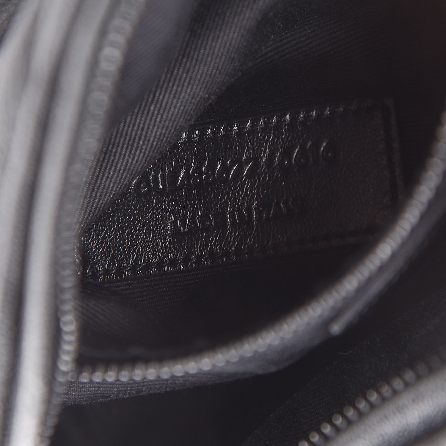 Saint Laurent Lambskin Matelasse Monogram East West Rider Bag Black 9 of 11