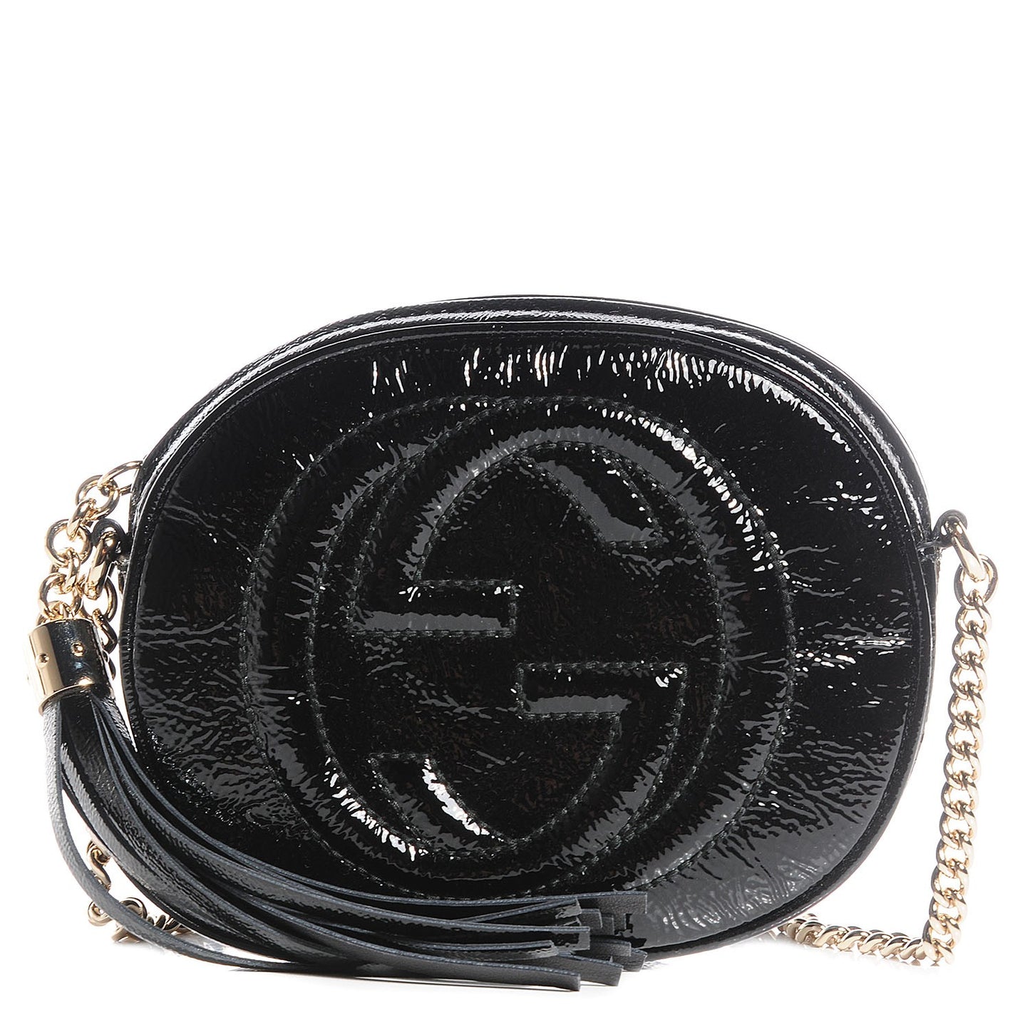 Patent Mini Soho Chain Bag Black