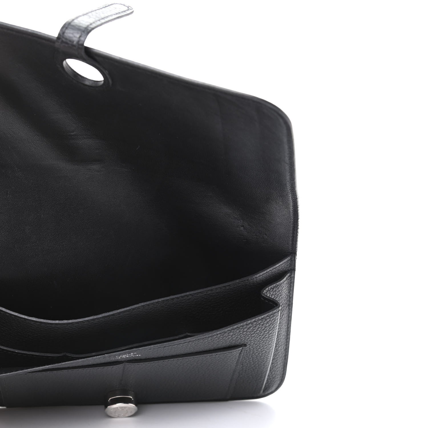 Hermes Togo Dogon Duo Wallet Black 5 of 8