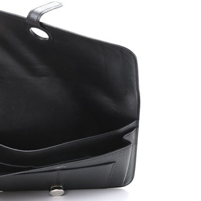 Hermes Togo Dogon Duo Wallet Black 5 of 8