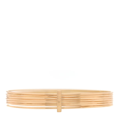 Gucci 18K Yellow Gold 7 Row Multi Bangle Bracelet 1 of 4