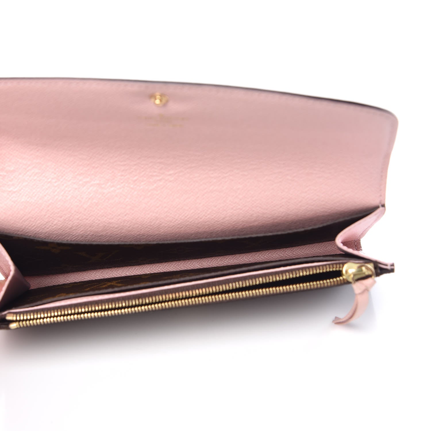 Louis Vuitton Monogram Emilie Wallet Rose Ballerine 5 of 8