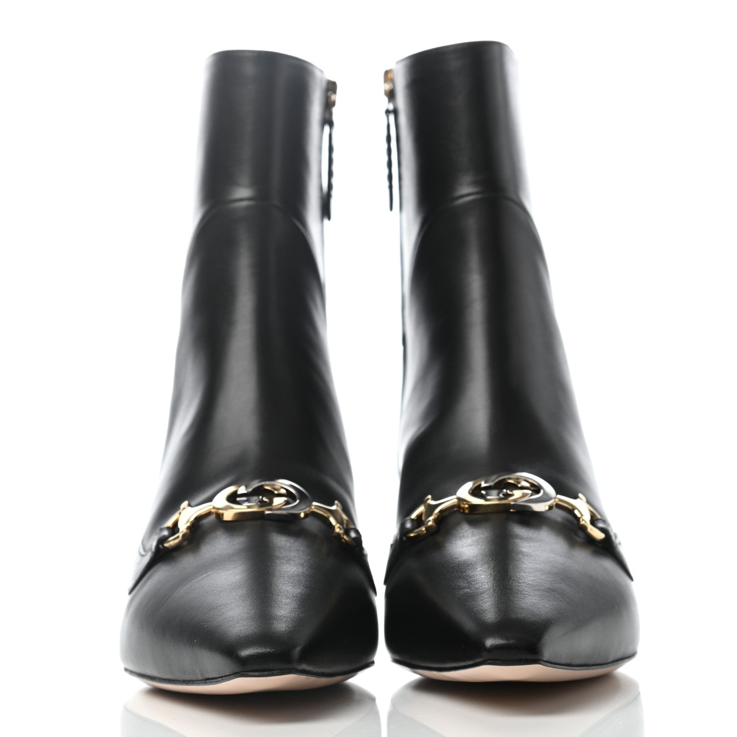 Gucci Nappa Zumi Mid Ankle Boots 40 Black 2 of 6