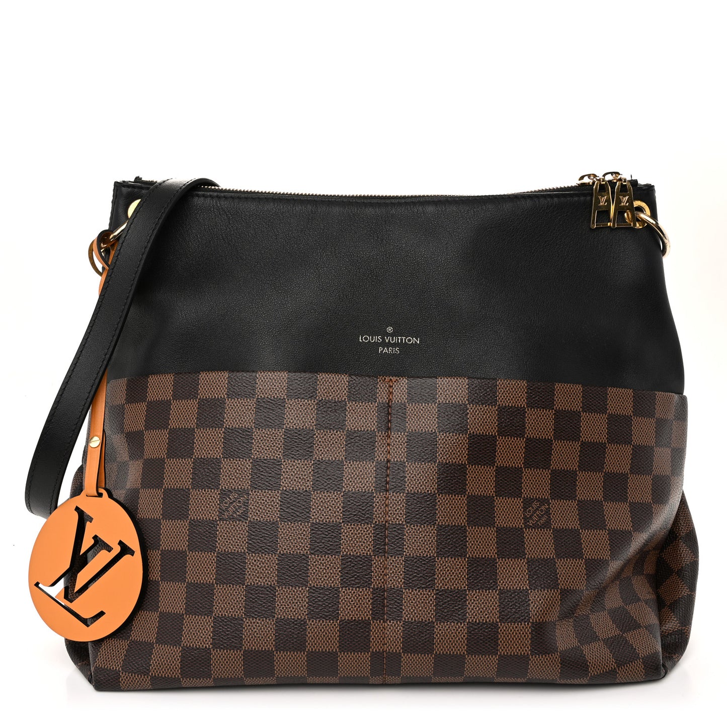 Damier Ebene Calfskin Maida Black