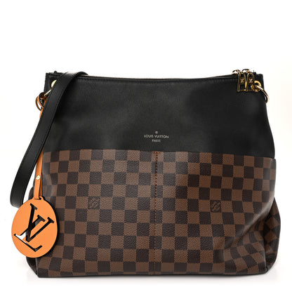 Louis Vuitton Damier Ebene Calfskin Maida Black 1 of 10