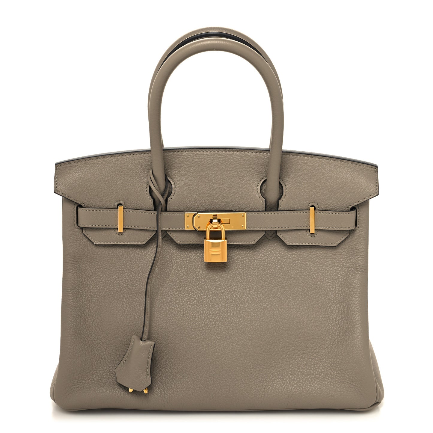 Taurillon Novillo Birkin 30 Gris Asphalte
