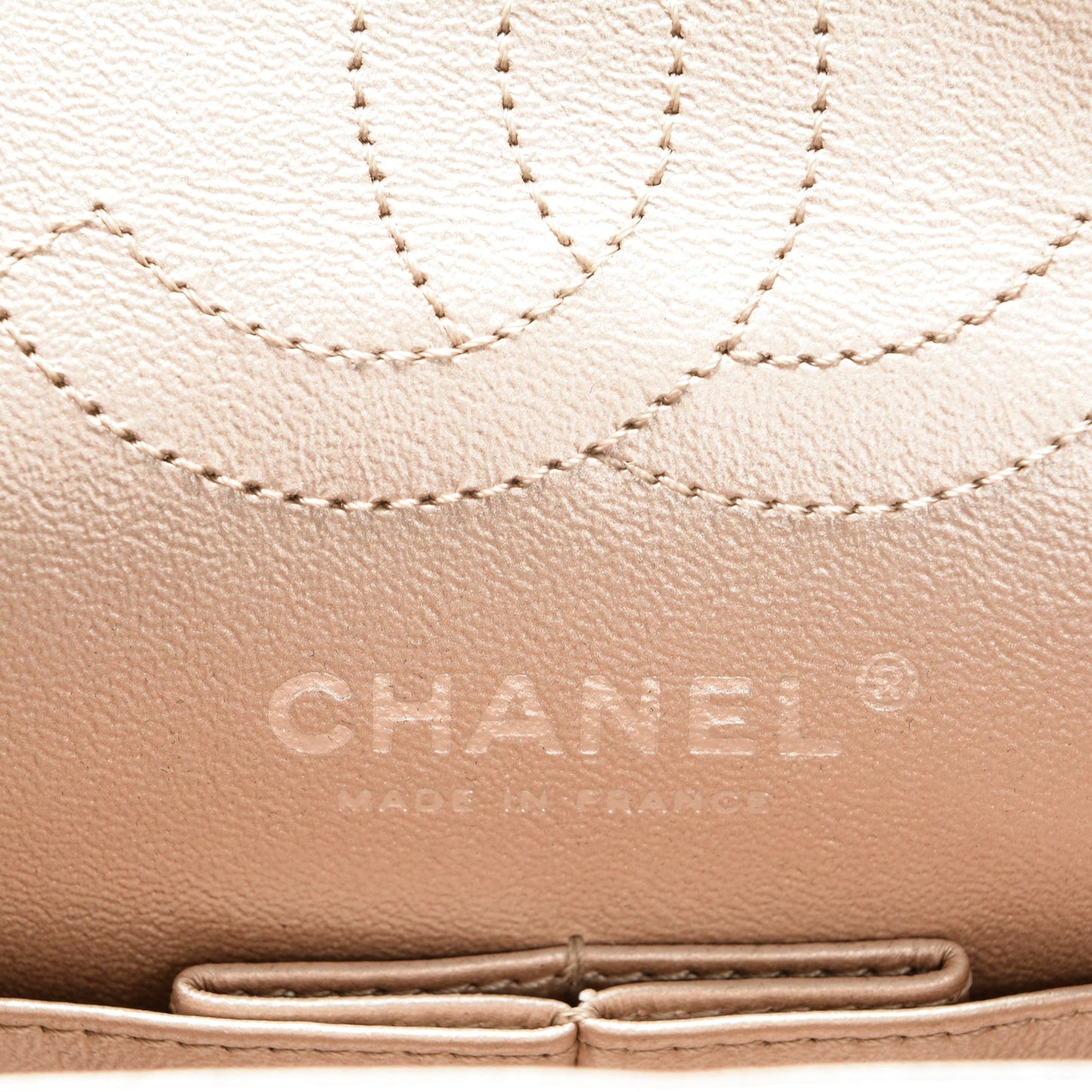 Metallic Lambskin Quilted 2.55 Reissue 224 Flap Pink