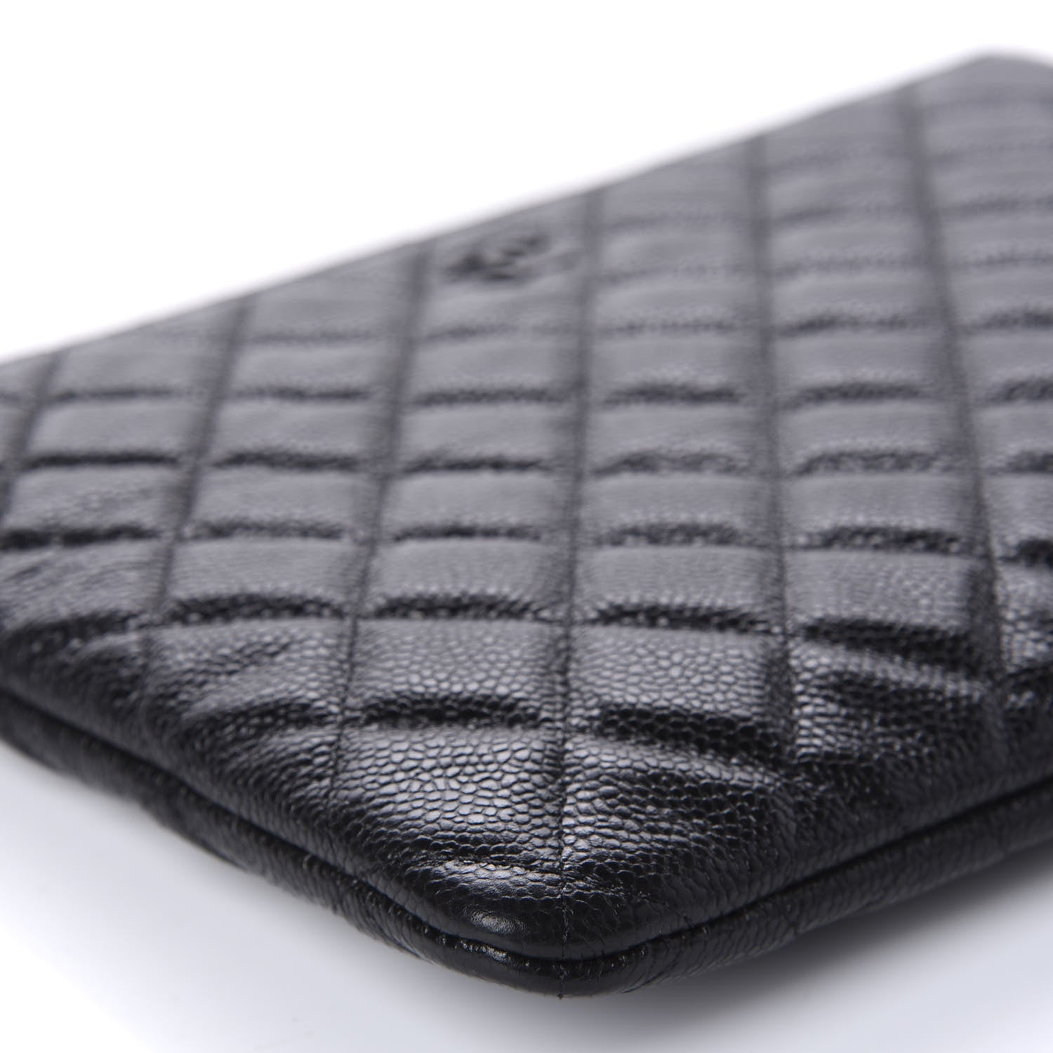 Chanel Caviar Quilted Medium Cosmetic Case Black 6 of 10