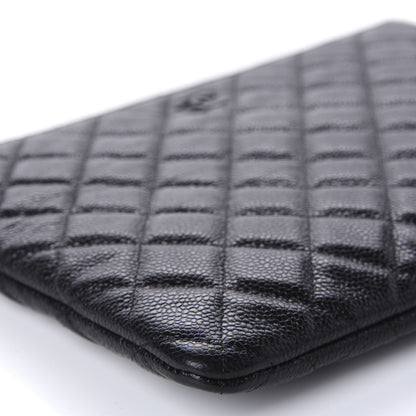 Chanel Caviar Quilted Medium Cosmetic Case Black 6 of 10