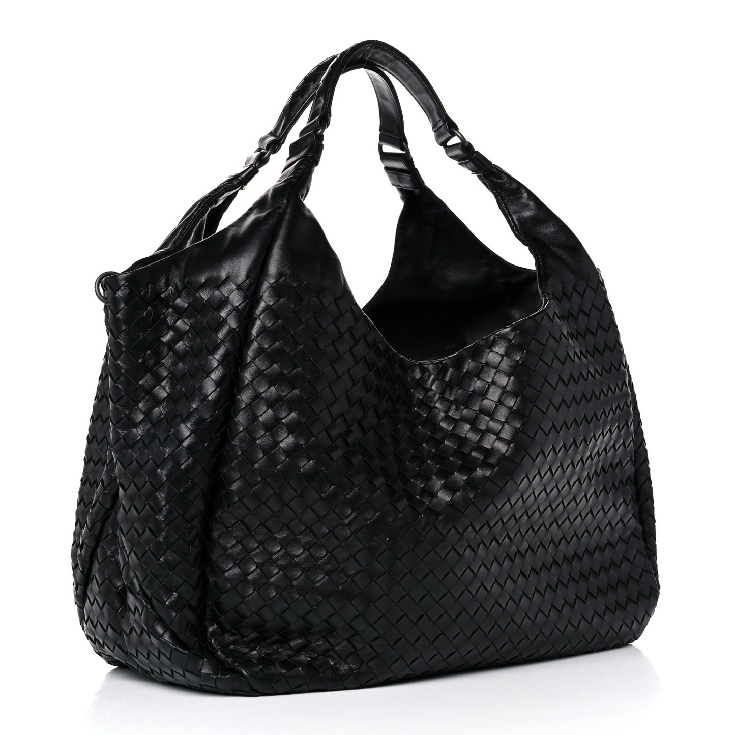 Nappa Intrecciato Large Campana Black