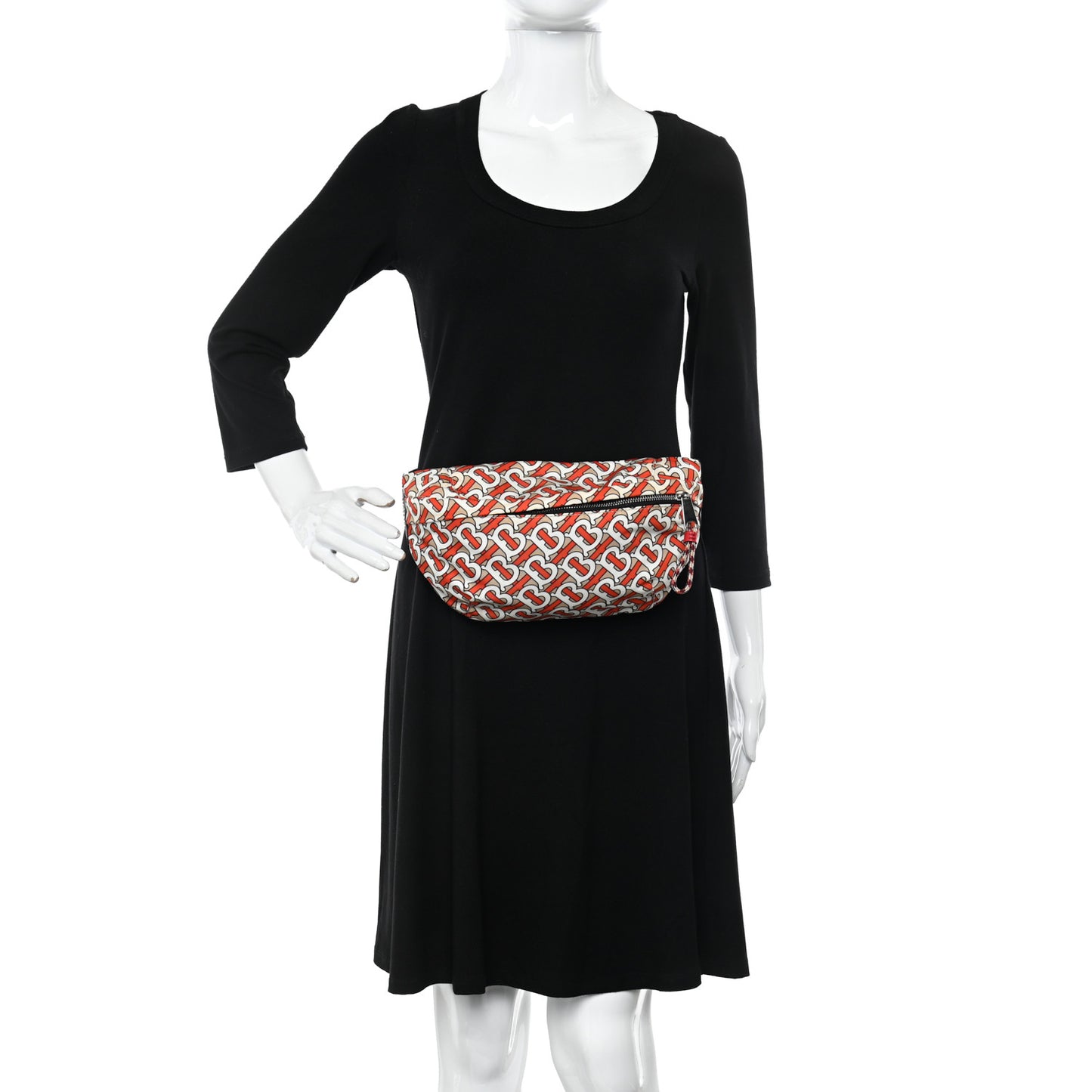Nylon Monogram TB Sonny Bum Bag Vermillion