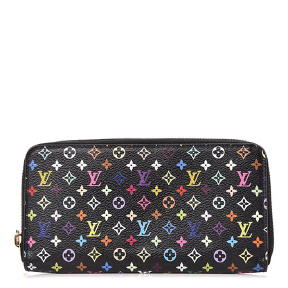 Louis Vuitton Monogram Multicolor Zippy Wallet Black 1 of 9