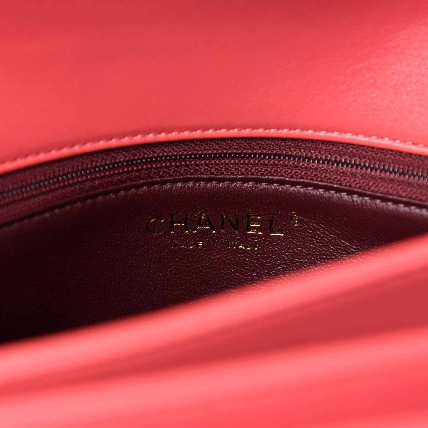 Lambskin Quilted Medium Trendy CC Flap Dual Handle Bag Red