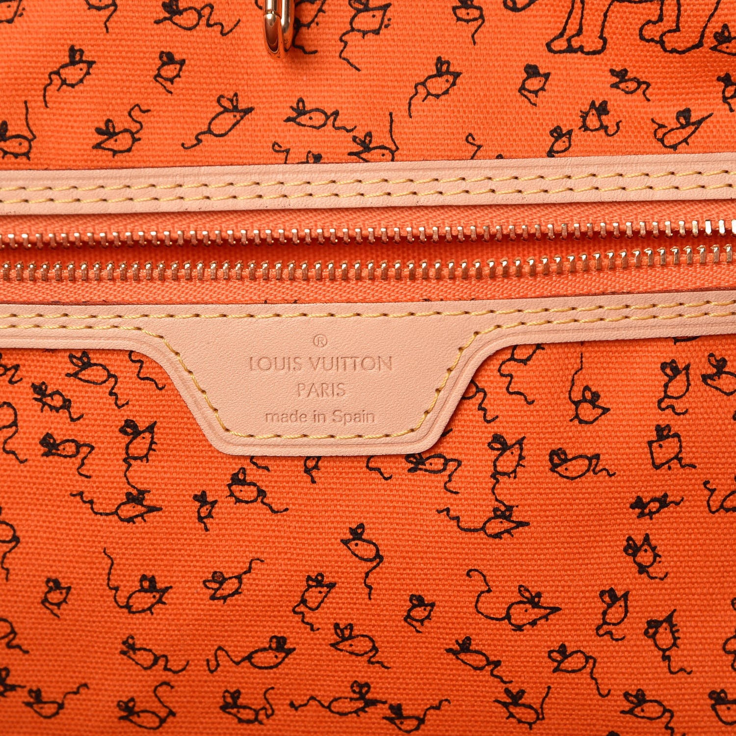 Louis Vuitton Catogram Neverfull MM Marron 7 of 14