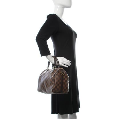 Louis Vuitton Damier Ebene Speedy Bandouliere 25 3 of 10