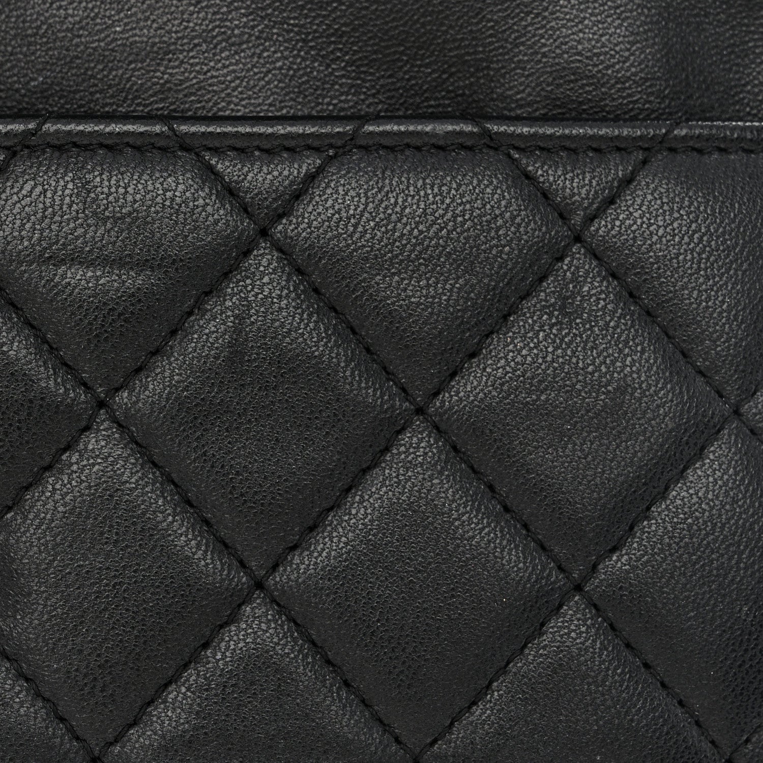 Chanel Lambskin Quilted Boy Wallet On Chain WOC Black 14 of 15