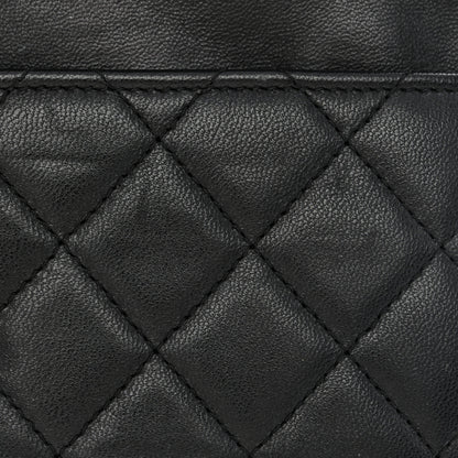 Chanel Lambskin Quilted Boy Wallet On Chain WOC Black 14 of 15