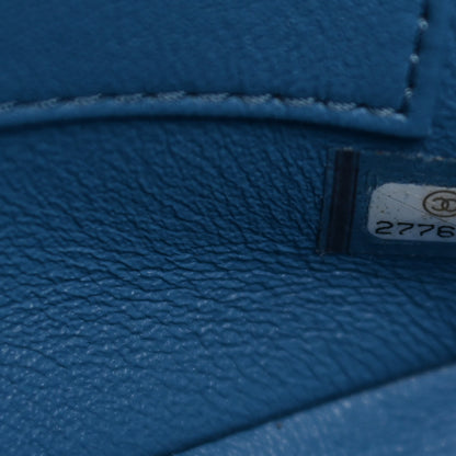 Chanel Lambskin Quilted Medium Trendy CC Bowling Bag Blue 8 of 10