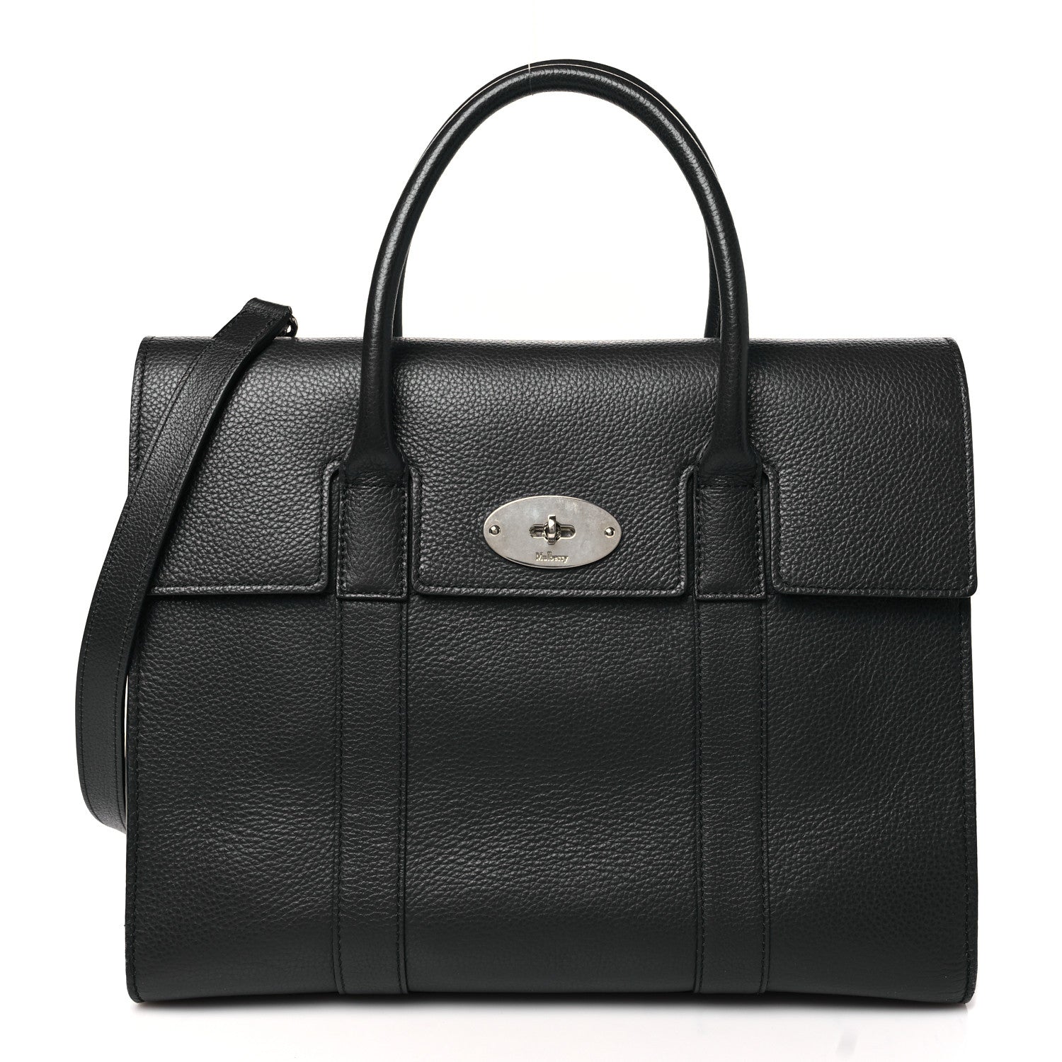 Mulberry Soft Grain Calfskin Bayswater Navy 1 of 9