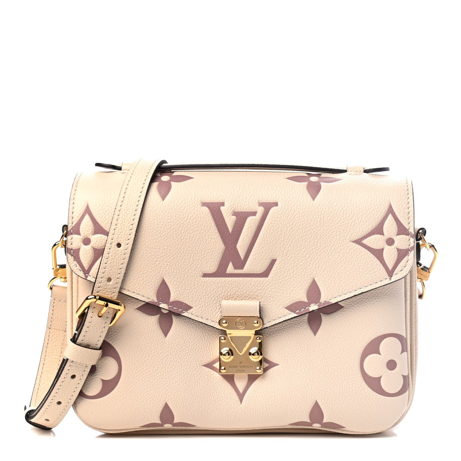 Louis Vuitton Empreinte Monogram Giant Pochette Metis Creme Bois De Rose 1 of 4