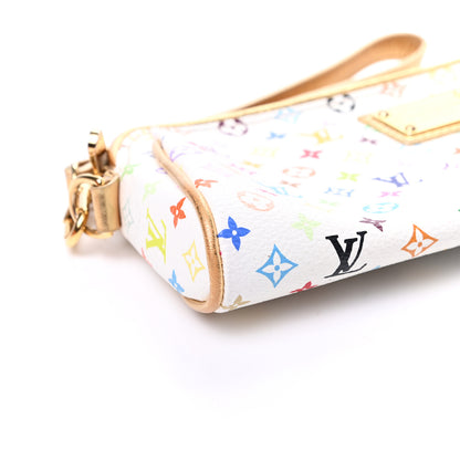 Louis Vuitton Monogram Multicolor Kate Clutch White 7 of 9
