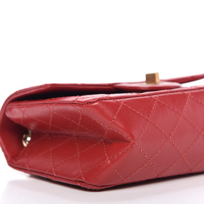 Chanel Aged Calfskin Quilted 2.55 Reissue Mini Flap Red 6 of 10