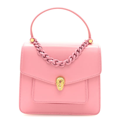 Bulgari Calfskin Serpenti Forever Top Handle Pink 1 of 10