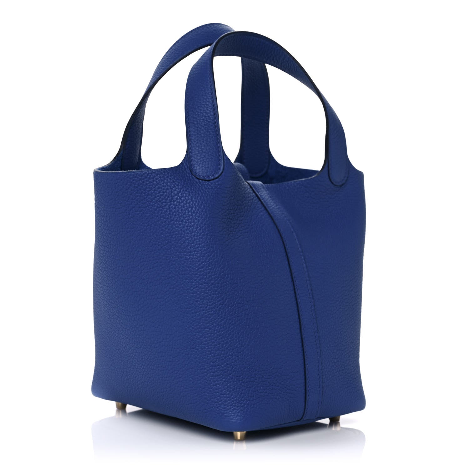 Hermes Taurillon Clemence Picotin Lock 18 PM Bleu Royal 3 of 11