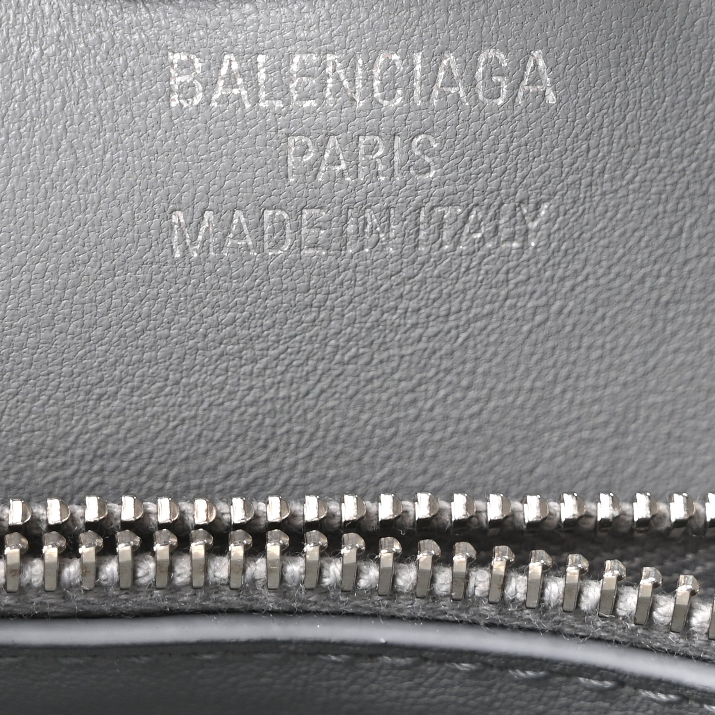Smooth Calfskin Small Bel Air Carry All Bag Cloud Grey