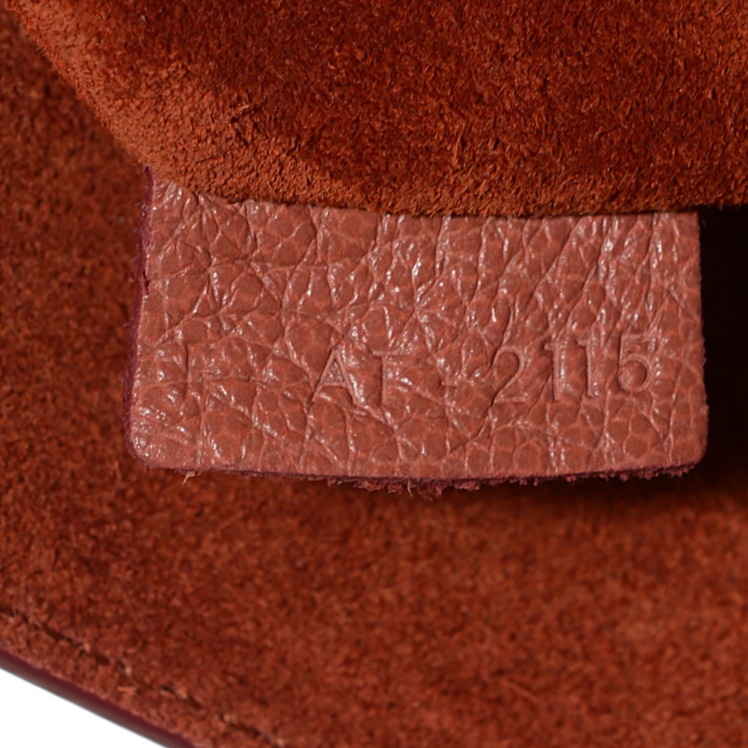 Celine Shiny Grained Calfskin Medium Phantom Luggage Terracotta 7 of 9