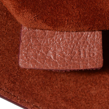 Celine Shiny Grained Calfskin Medium Phantom Luggage Terracotta 7 of 9