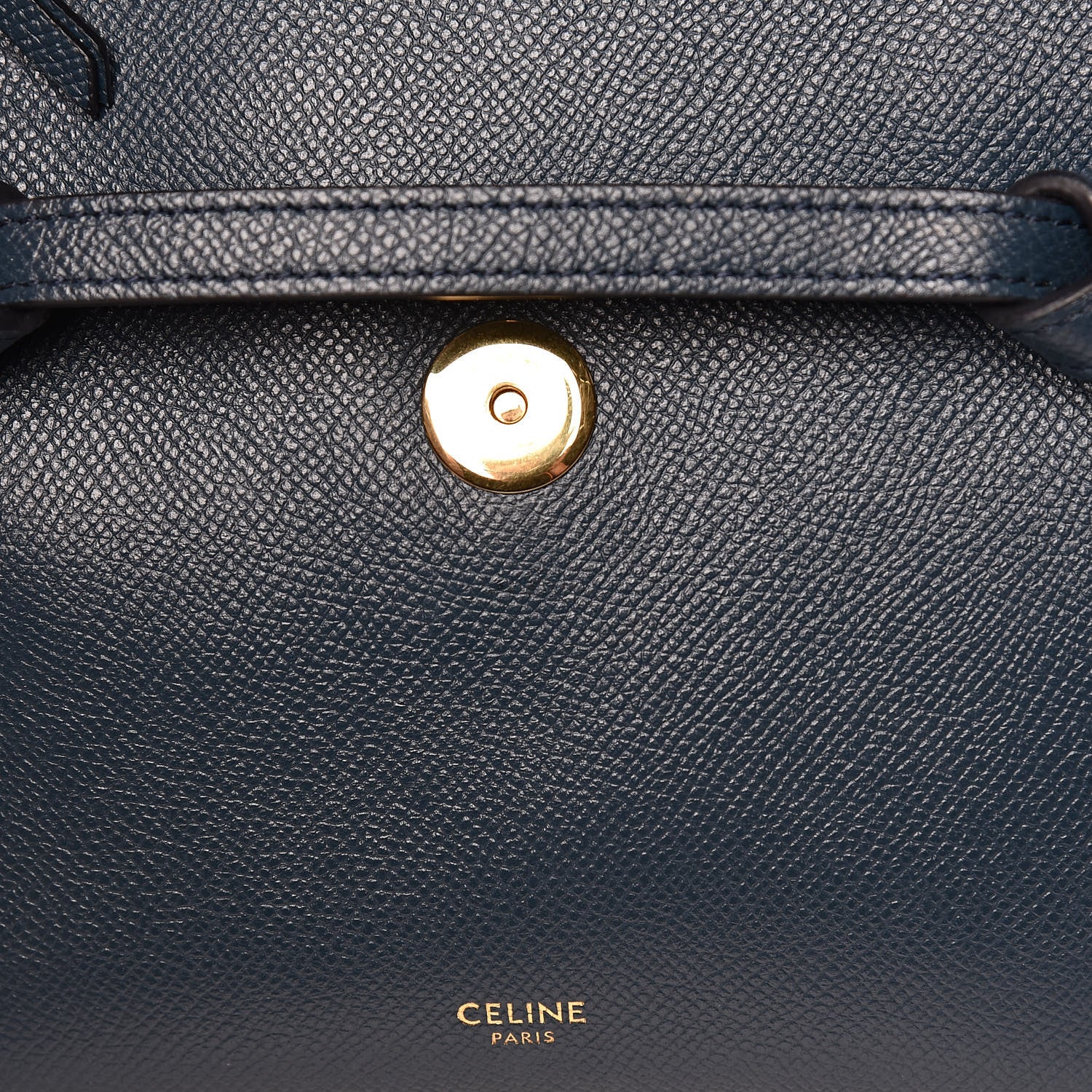 Celine Grained Calfskin Nano Belt Bag Slate 9 of 13