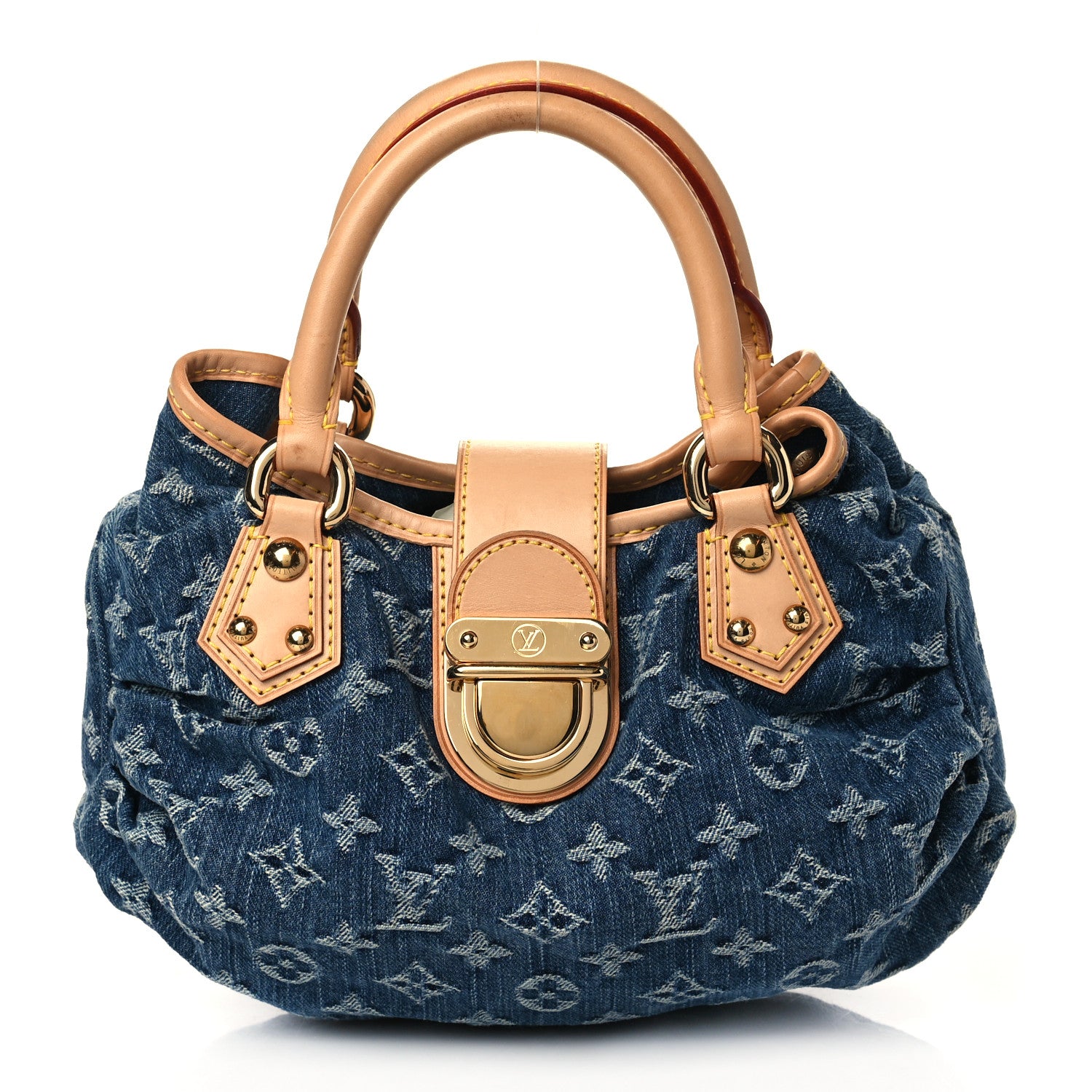 Louis Vuitton Monogram Denim Pleaty Blue 1 of 7