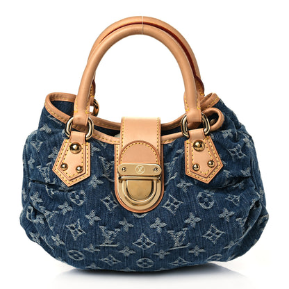 Louis Vuitton Monogram Denim Pleaty Blue 1 of 7