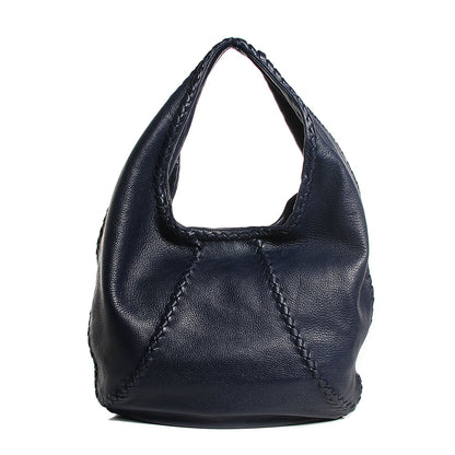 Bottega Veneta Cervo Deerskin Large Hobo China Blue 1 of 8