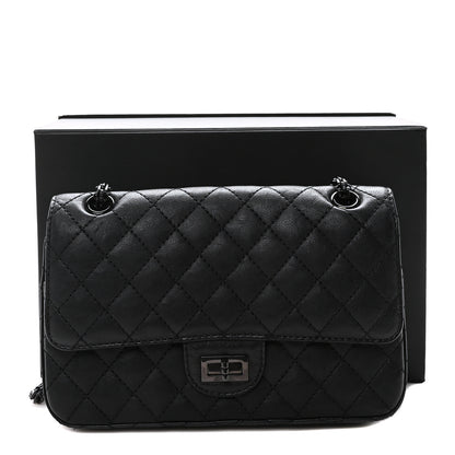 Chanel Calfskin Quilted 2.55 Reissue 225 Flap So Black 12 of 12