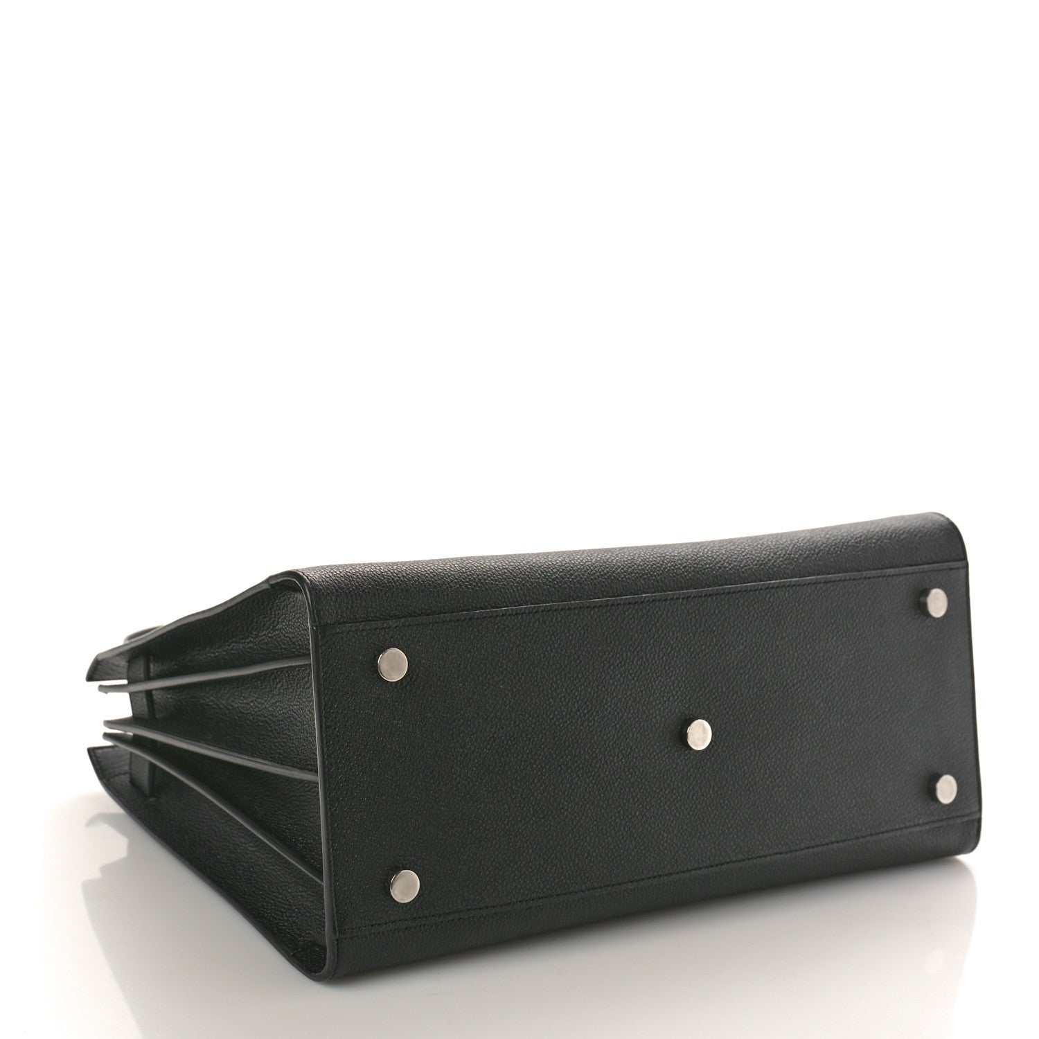 Saint Laurent Grained Calfskin Small Sac De Jour Black 5 of 11