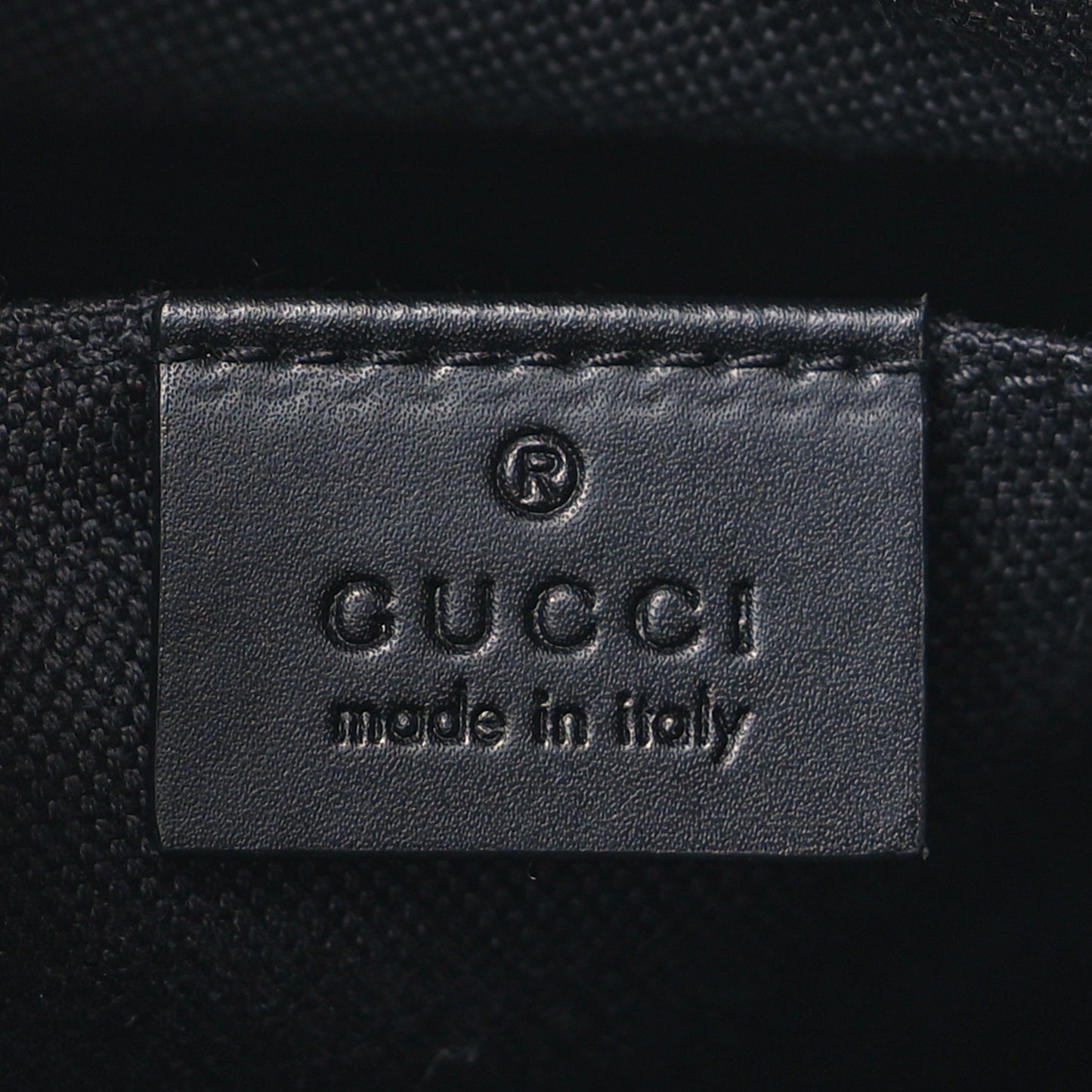 GG Supreme Monogram Web Small Flat Messenger Bag Black Grey