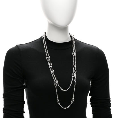 Hermes Sterling Silver Farandole Necklace 160 2 of 5