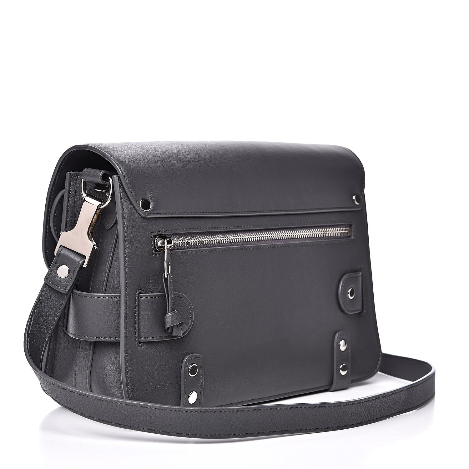 Proenza Schouler Smooth Calfskin PS11 Classic Shoulder Bag Heather Grey 3 of 12