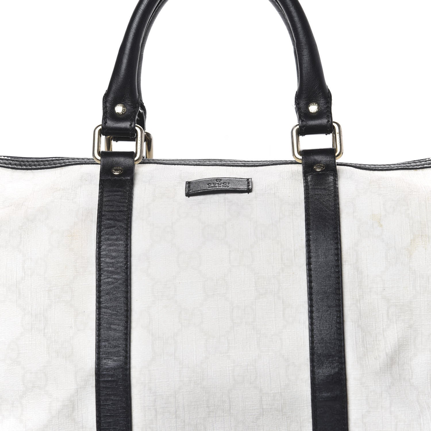 Gucci GG Plus Monogram Medium Joy Boston White Black 18 of 18