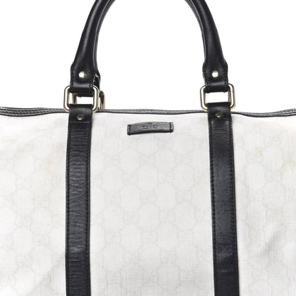 Gucci GG Plus Monogram Medium Joy Boston White Black 18 of 18