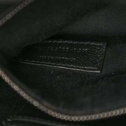 Saint Laurent Crinkled Calfskin Matelasse Monogram Niki Chain Wallet Black 7 of 10