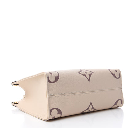 Louis Vuitton Empreinte Monogram Giant Onthego PM Creme Bois De Rose 5 of 11