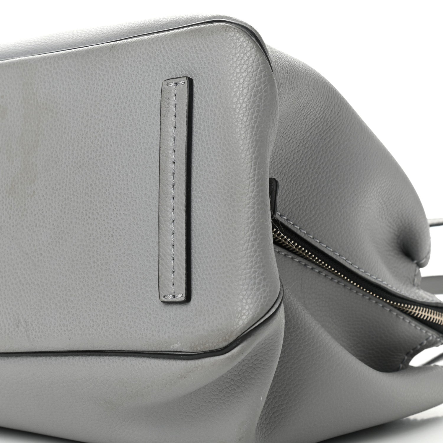 Marc Jacobs Pebbled Calfskin Editor Shopping Tote Grey 9 of 10