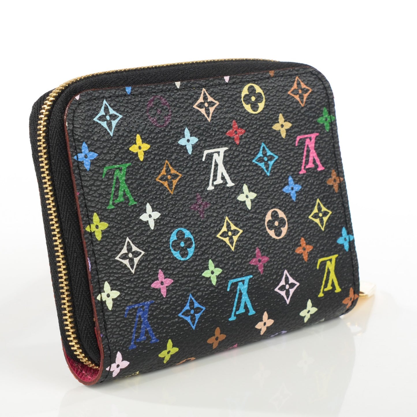 Monogram Multicolor Zippy Coin Purse Black Grenade