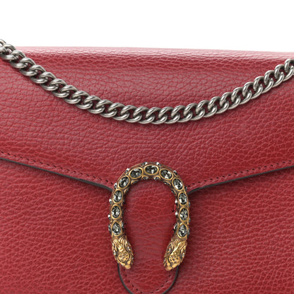 Gucci Calfskin Mini Dionysus Chain Wallet Hibiscus Red 8 of 10