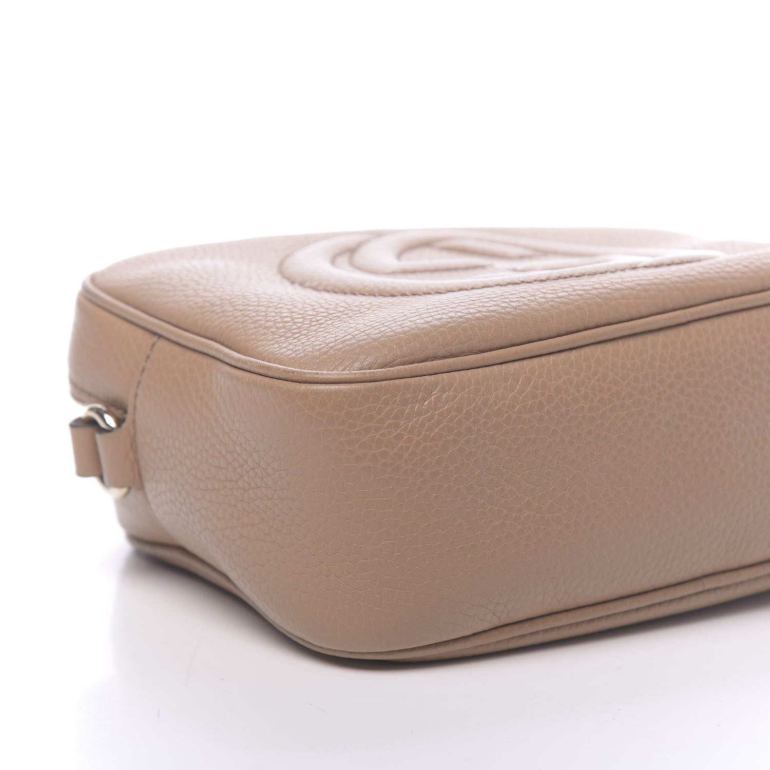 Gucci Pebbled Calfskin Small Soho Disco Bag Rose Beige 8 of 11