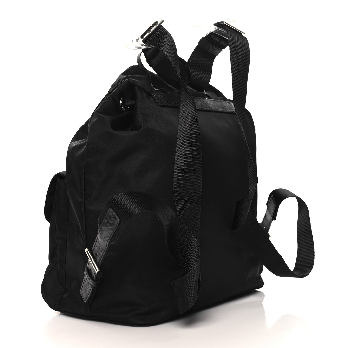 Nylon Vela Medium Backpack Black